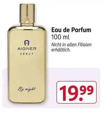 Rossmann Aigner début by night eau de parfum Angebot