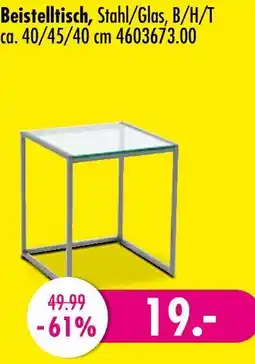 Möbel Boss Beistelltisch Angebot