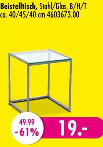 Möbel Boss Beistelltisch Angebot