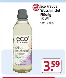 Rossmann Eco freude colorwaschmittel flüssig Angebot