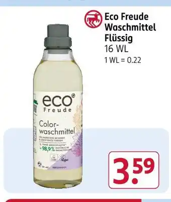Rossmann Eco freude colorwaschmittel flüssig Angebot