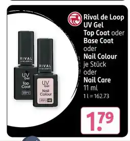 Rossmann Rival de loop uv gel top coat Angebot