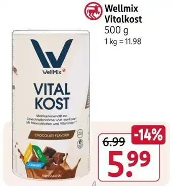 Rossmann Wellmix vitalkost Angebot