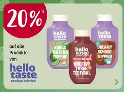 Rossmann Hello taste 20 % Angebot