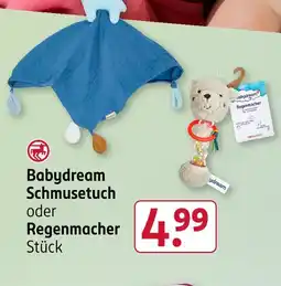 Rossmann Babydream schmusetuch oder regenmacher Angebot