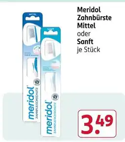 Rossmann Meridol zahnbürste mittel oder sanft Angebot