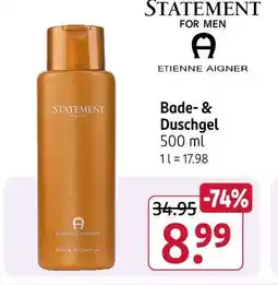 Rossmann Etienne aigner statement for men bade- & duschgel Angebot