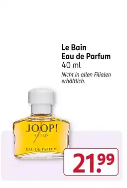 Rossmann Joop! le bain eau de parfum Angebot