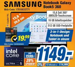 Expert Samsung notebook galaxy book5 360 Angebot