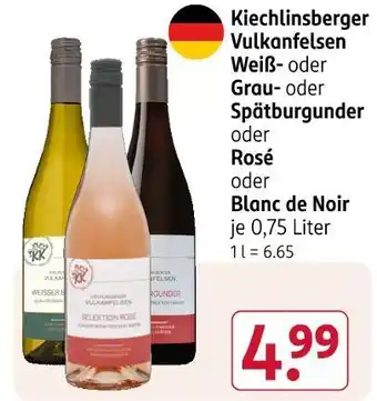 Rossmann Kiechlinsberger vulkanfelsen weißburgunder Angebot