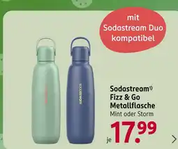 Rossmann Sodastream fizz & go metallflasche Angebot