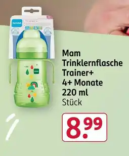 Rossmann Mam trinklernflasche trainer+ 4+ monate Angebot