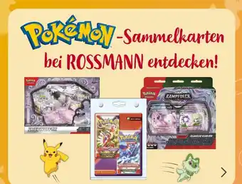 Rossmann Pokémon friedwuff ex kollektion Angebot