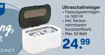 Rossmann Ultraschallreiniger Angebot