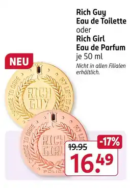 Rossmann Rich guy eau de toilette Angebot