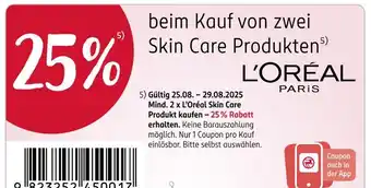 Rossmann L'oréal paris skin care produkte Angebot