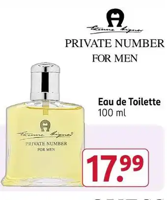 Rossmann Etienne aigner private number for men Angebot