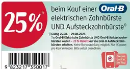 Rossmann Oral-b elektrische zahnbürste Angebot