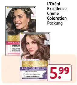 Rossmann L'oréal excellence creme coloration Angebot