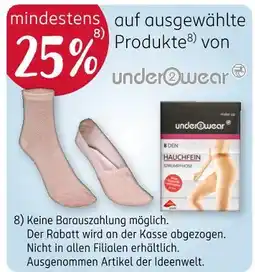 Rossmann Under2wear hauchfein strumpfhose Angebot