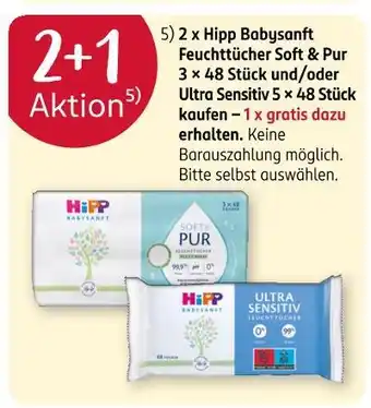Rossmann Hipp 2+1 aktion Angebot