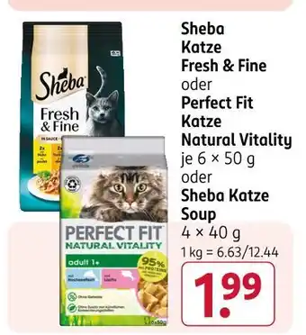 Rossmann Sheba katze fresh & fine Angebot