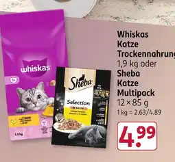 Rossmann Whiskas katze trockennahrung Angebot