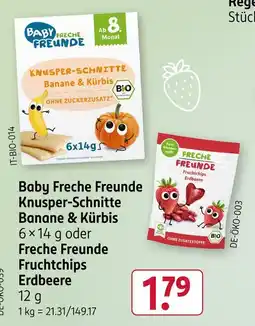Rossmann Baby freche freunde knusper-schnitte banane & kürbis Angebot