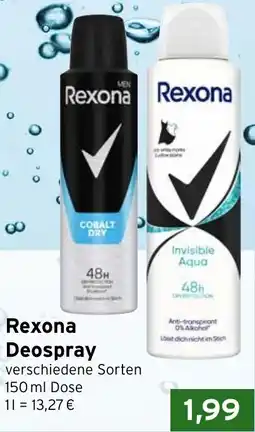 CAP Markt Rexona Deospray Angebot