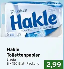 CAP Markt Hakle Toilettenpapier Angebot