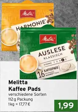 CAP Markt Melitta Kaffee Pads Angebot