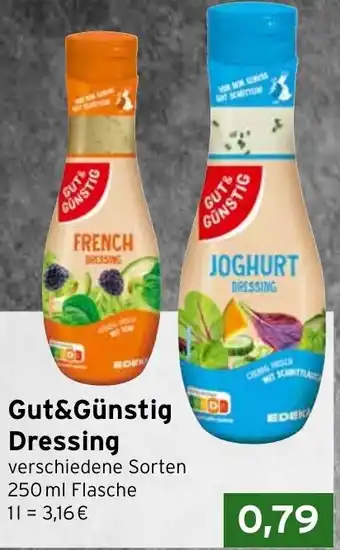 CAP Markt Gut&Günstig Dressing Angebot