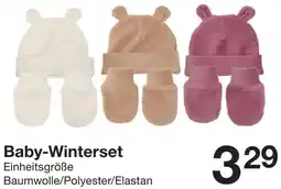 Zeeman Baby-Winterset Angebot