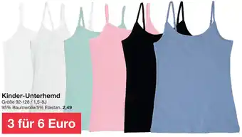 Zeeman Kinder-Unterhemd Angebot