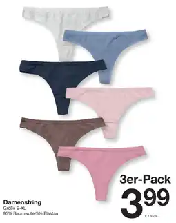 Zeeman Damenstring Angebot