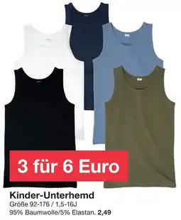 Zeeman Kinder-Unterhemd Angebot