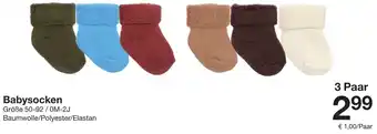 Zeeman Babysocken Angebot