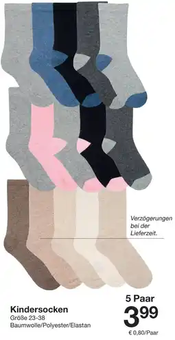 Zeeman Kindersocken Angebot