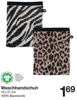 Zeeman Waschhandschuh Angebot