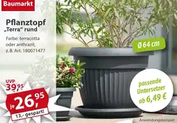 Sonderpreis Baumarkt Pflanztopf ,,Terra" rund Angebot