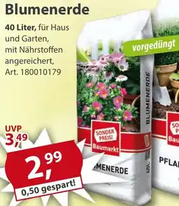 Sonderpreis Baumarkt Blumenerde Angebot