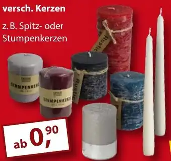 Sonderpreis Baumarkt versch. Kerzen Angebot