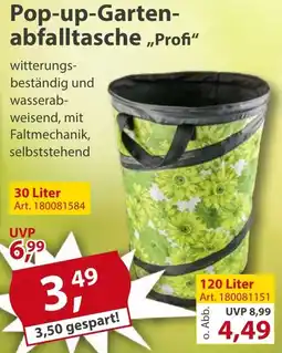 Sonderpreis Baumarkt Pop-up-Gartenabfalltasche ,,Profi" Angebot