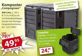 Sonderpreis Baumarkt Komposter ,,Compogreen" Angebot