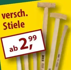 Sonderpreis Baumarkt versch. Stiele Angebot