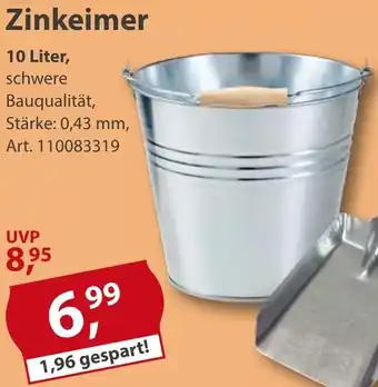 Sonderpreis Baumarkt Zinkeimer Angebot