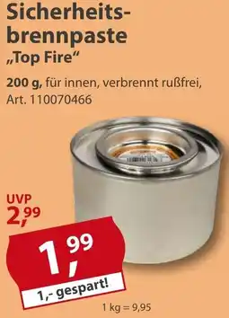 Sonderpreis Baumarkt Sicherheitsbrennpaste ,,Top Fire" Angebot
