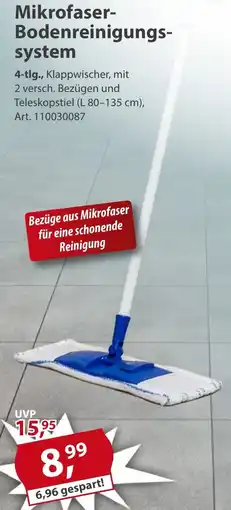 Sonderpreis Baumarkt Mikrofaser Bodenreinigungssystem Angebot