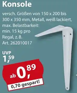 Sonderpreis Baumarkt Konsole Angebot