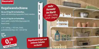 Sonderpreis Baumarkt Regalwandschiene Angebot